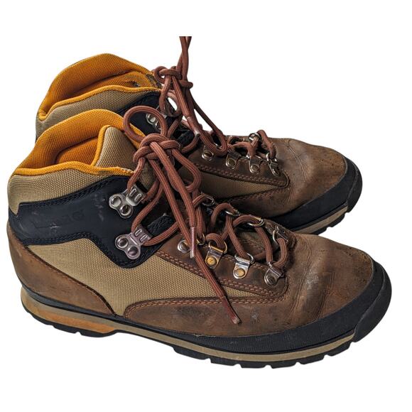 Timberland Men\'s Brown and Black Hiking Boots